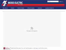 Tablet Screenshot of moseselectric.net